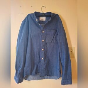 Blue Button-Up Shirt